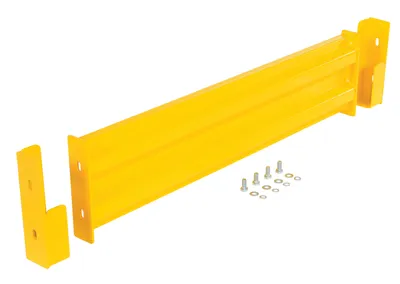Vestil Steel 2 Ribbed Drop In Style Guard Rail 42 In. Length Yellow