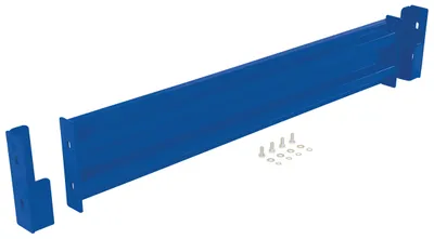 Vestil Steel 2 Ribbed Drop In Style Guard Rail 54 In. Length Blue