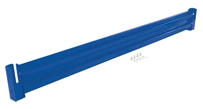 Vestil Steel 2 Ribbed Drop In Style Guard Rail 90 In. Length Blue