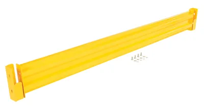 Vestil Steel 2 Ribbed Drop In Style Guard Rail 90 In. Length Yellow