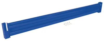 Vestil Steel 2 Ribbed Drop In Style Guard Rail 102 In. Length Blue