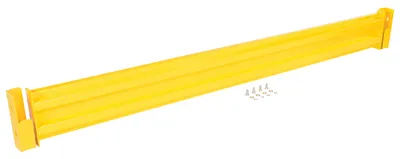 Vestil Steel 2 Ribbed Drop In Style Guard Rail 102 In. Length Yellow