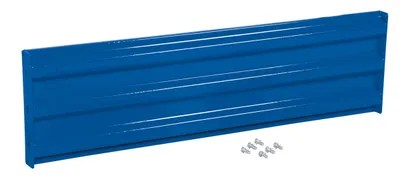 Vestil Steel 3 Ribbed Bolt On Style Guard Rail 53.875 In. Length Blue