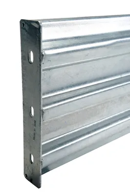 Vestil GR-F3R-BO-8-HDG structural guard rails (drop-in and bolt-on style) shown from an alternate angle