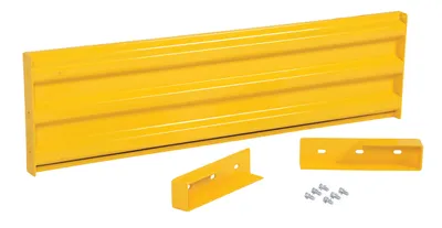 Vestil Steel 3 Ribbed Drop In Style Guard Rail 53.875 In. Length Yellow