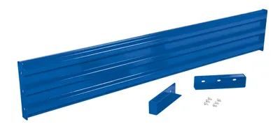 Vestil Steel 3 Ribbed Drop In Style Guard Rail 101.875 In. Length Blue
