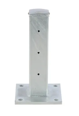 Vestil GR-F3R-DI-TP18-HDG structural guard rails (drop-in and bolt-on style) shown from an alternate angle