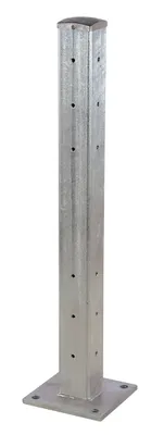 Vestil GR-F3R-DI-TP42-HDG structural guard rails (drop-in and bolt-on style) shown from an alternate angle