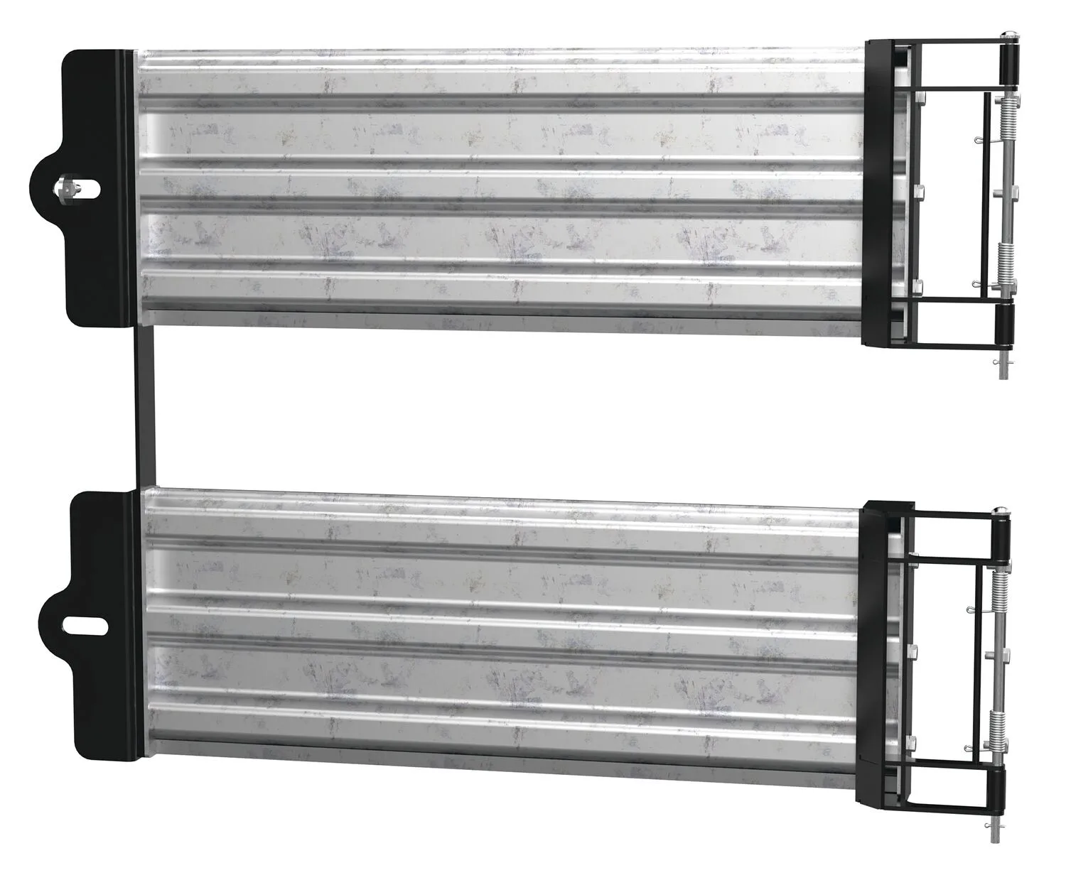 Vestil GR-F3R-GBD-4-HDG structural guard rails (drop-in and bolt-on style)