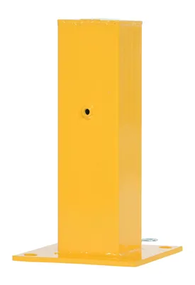Vestil GR-H2R-BO-TP18-YL highway guard rail system shown from an alternate angle