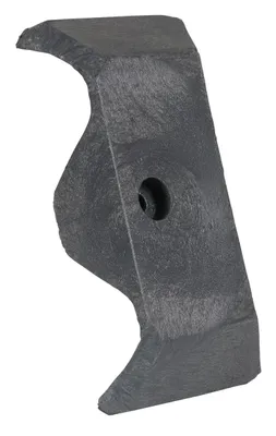 Vestil Plastic End Cap For Guard Rail System Gray