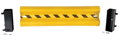 Vestil Steel Drop In Guard Rail 2 Ribbed 36 In Length Yellow