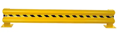 Vestil GR-H2R-DI-8-YL highway guard rail system shown from an alternate angle