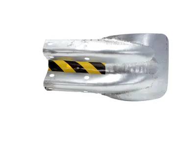 Vestil GR-H2R-TG highway guard rail system shown from an alternate angle