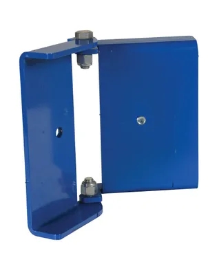 Vestil Steel Adjustable Bracket 1-1/8 In. x 11-1/8 In. x 8-1/2 In. For Guard Rail Systems Blue