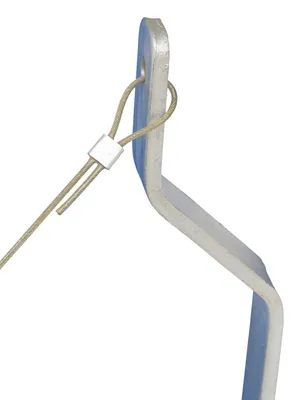 Vestil H-100-HS high strength self-dumping steel hopper shown from an alternate angle