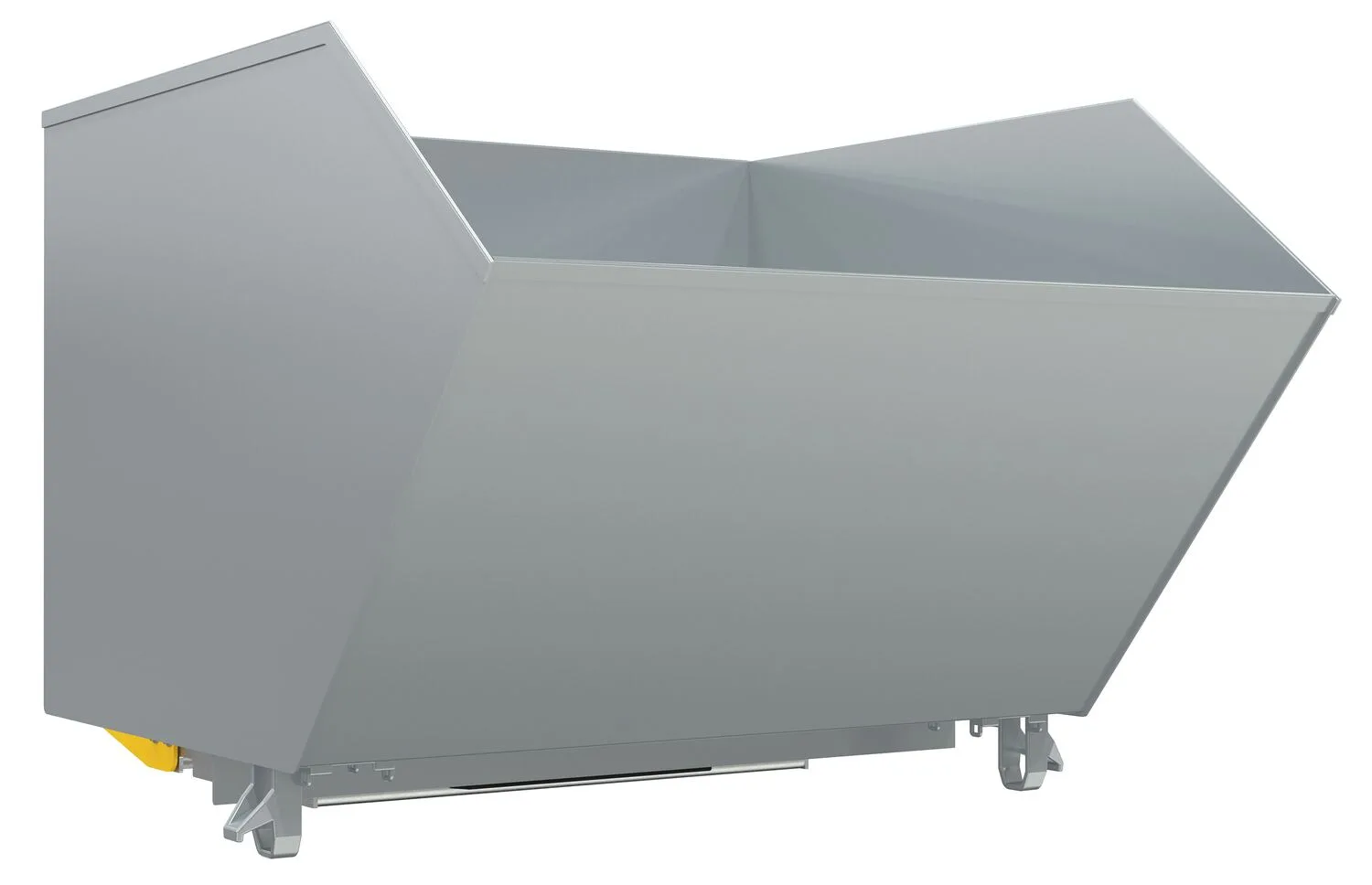 Vestil H-150-LD-BD-SL h style bump & dump hopper