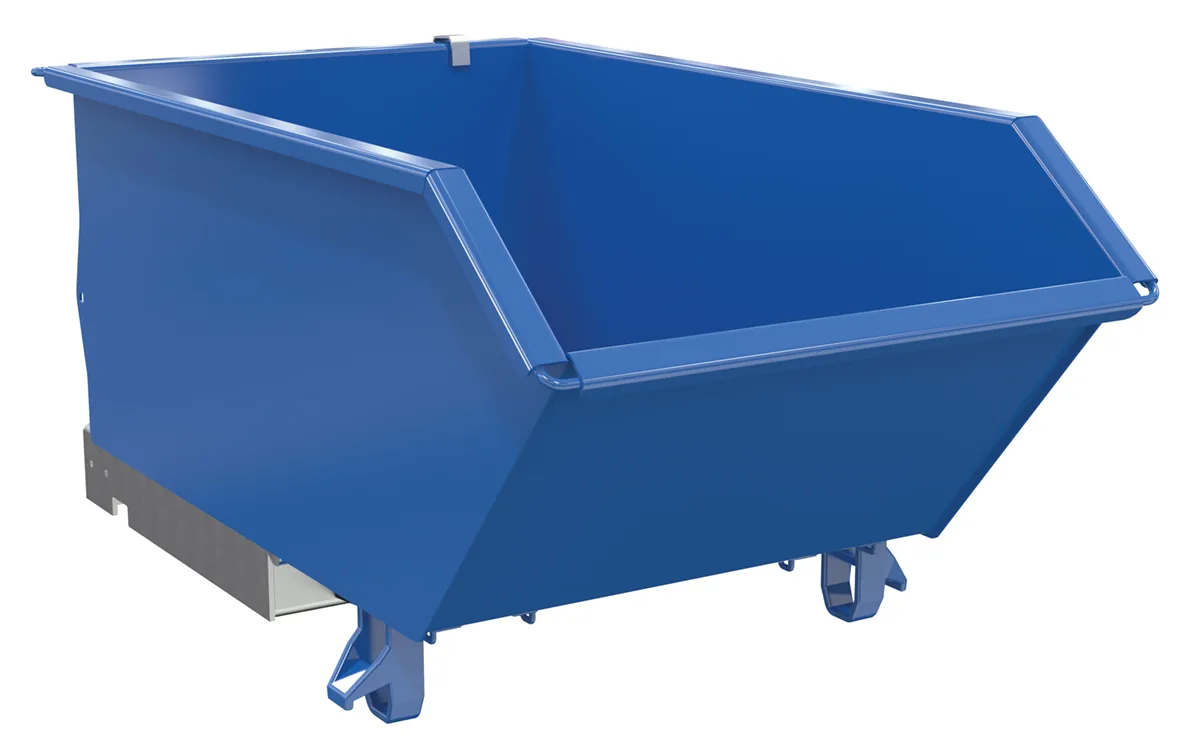 Vestil H-33-HS high strength self-dumping steel hopper