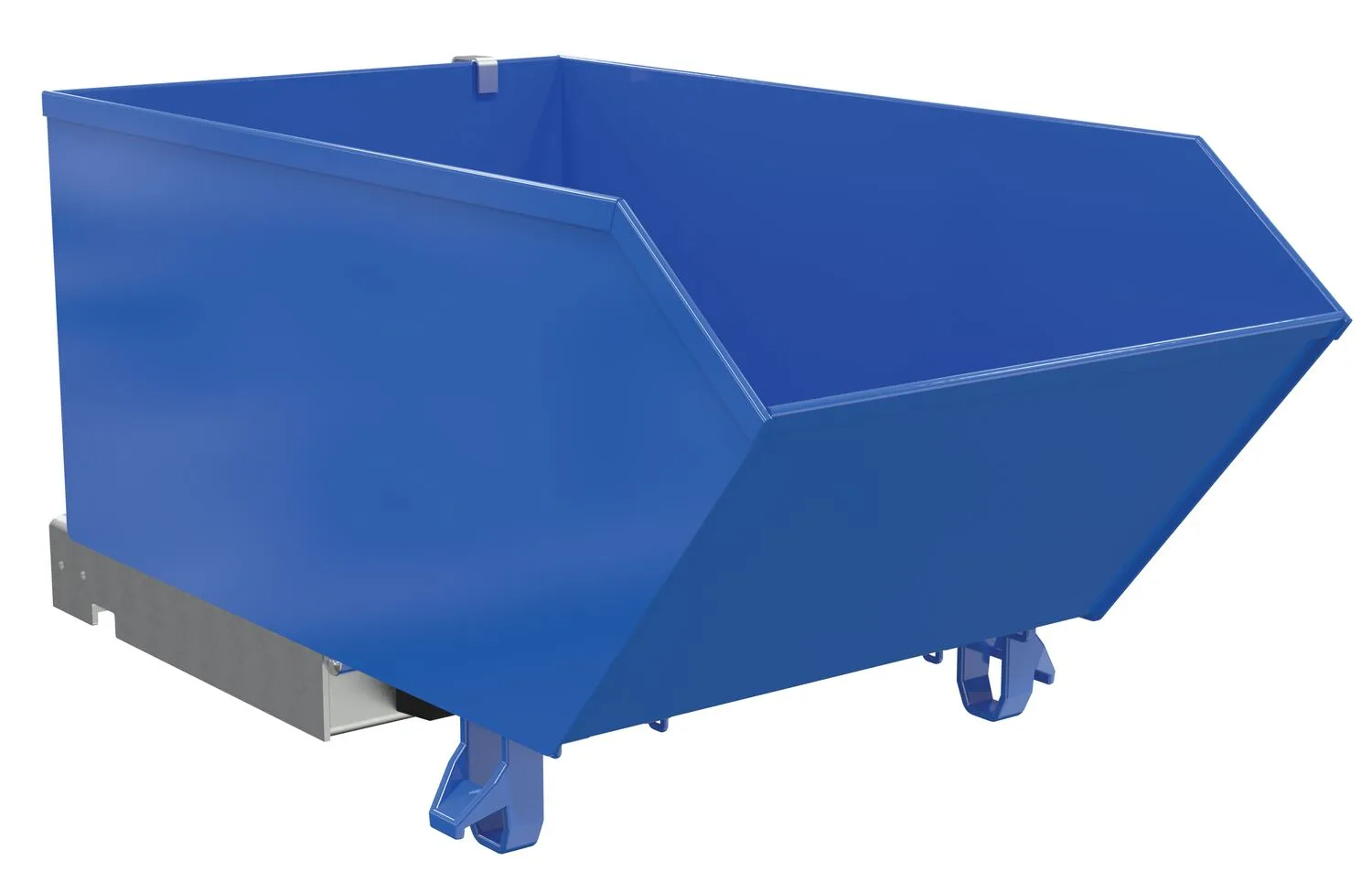 Vestil H-33-LD h style - low profile 90 degrees self-dumping steel hopper