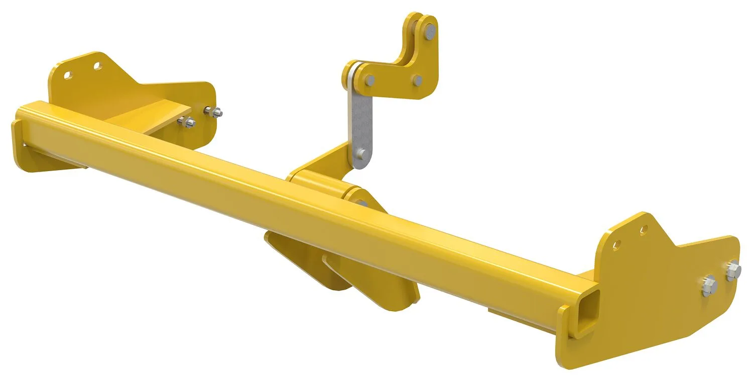 Vestil H-BD-L h style - low profile 90 degrees self-dumping steel hopper