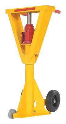 Vestil H-LO-J-BEAM trailer stabilizing jack shown from an alternate angle