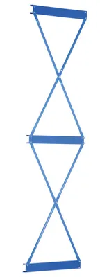 Vestil Steel Heavy Duty Cantilever Single Brace Set 60 In. Width For 12 Ft. and 14 Ft. Height Upright Blue