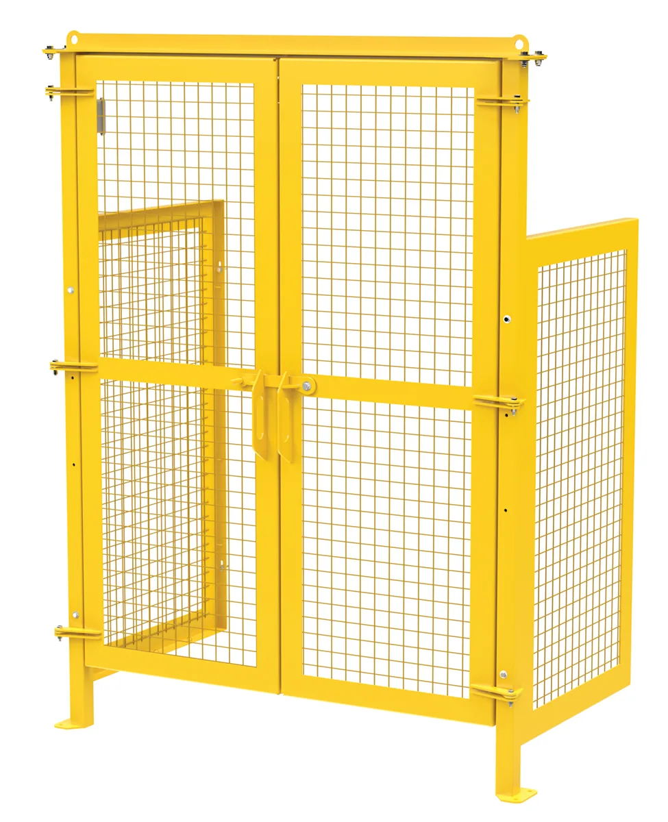 Vestil HBD-GATE-60 electric hydraulic box dumper