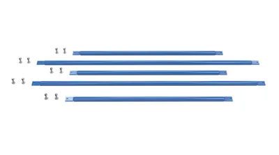 Vestil Steel Structural Cantilever Brace Set 48 In. x 144 In. Blue