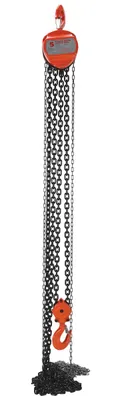 Vestil HCH-10-20 hand chain hoist shown from an alternate angle