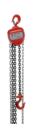 Vestil HCH-2-10 hand chain hoist shown from an alternate angle
