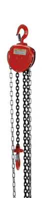 Vestil HCH-2-10 hand chain hoist shown from an alternate angle