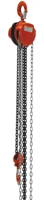 Vestil HCH-4-10 hand chain hoist shown from an alternate angle