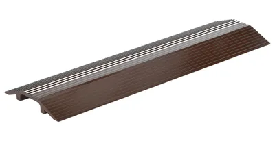 Vestil Aluminum Extruded Hose and Cable Crossover 24 In. Length Brown