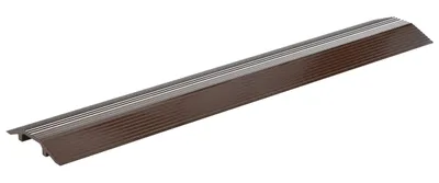 Vestil Aluminum Extruded Hose and Cable Crossover 36 In. Length Brown