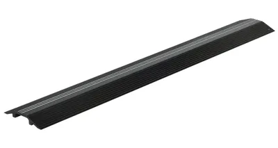 Vestil Aluminum Extruded Hose and Cable Crossover 48 In. Length Black