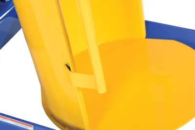 Vestil HDD-48-10-P hydraulic drum dumper shown from an alternate angle