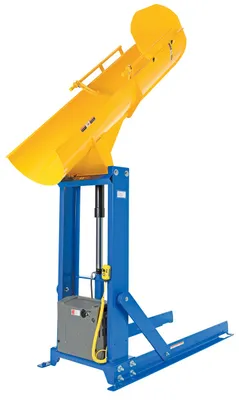 Vestil HDD-60-10-S hydraulic drum dumper shown from an alternate angle