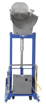 Vestil HDD-60-7-P-SSC hydraulic drum dumper shown from an alternate angle