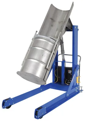 Vestil HDD-60-7-P-SSC hydraulic drum dumper shown from an alternate angle