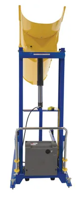 Vestil HDD-72-10-P hydraulic drum dumper shown from an alternate angle