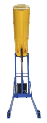Vestil HDD-72-15-P hydraulic drum dumper shown from an alternate angle