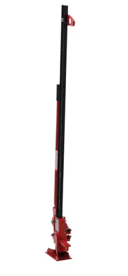 Vestil Cast Iron Heavy Duty Ratchet Farm Jack 53 In. Raised Height 7,000 Lb. Capacity Red