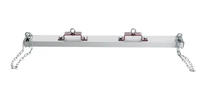 Vestil HDFMS-48 hanging magnetic sweeper shown from an alternate angle