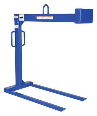 Vestil Steel Pallet Lifter 48 In. Fork 2000 Lb. Capacity Blue