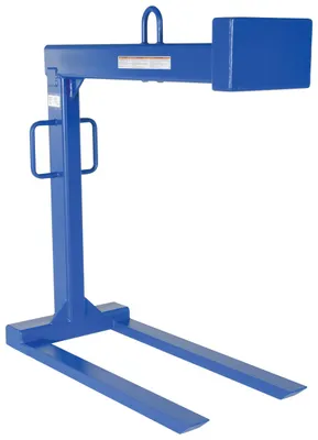 Vestil Steel Pallet Lifter 48 In. Fork 4000 Lb. Capacity Blue