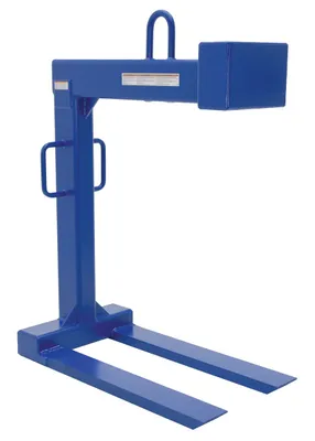 Vestil Steel Pallet Lifter 42 In. Fork 6000 Lb. Capacity Blue