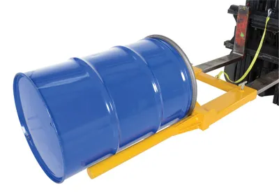 Vestil HDT-500 horizontal drum positioner shown from an alternate angle