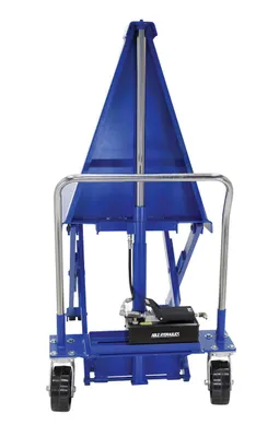 Vestil HIPM-2748-AIR high rise lift truck shown from an alternate angle