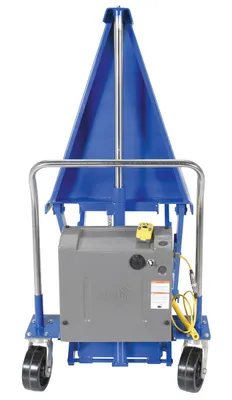 Vestil HIPM-2748-DC high rise lift truck shown from an alternate angle