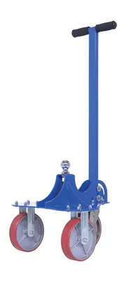 Vestil Steel Hitch Mover 3 Wheel with 2-5/16 In. Ball Diameter 2000 Lb Capacity Blue